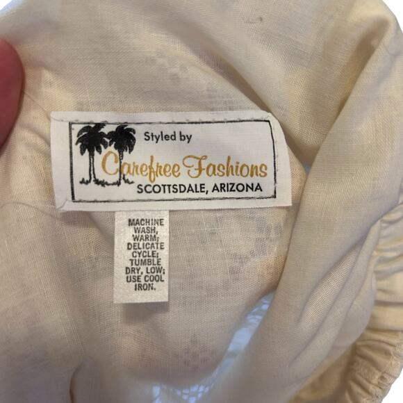 Vintage White Cream Lace Aline Skirt Womens Sz Medium Bridal Boho Ethereal 80s - Picture 5 of 16